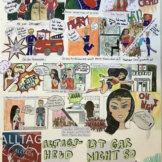 Heldencomic mit dem Titel „Ich bin Ich“